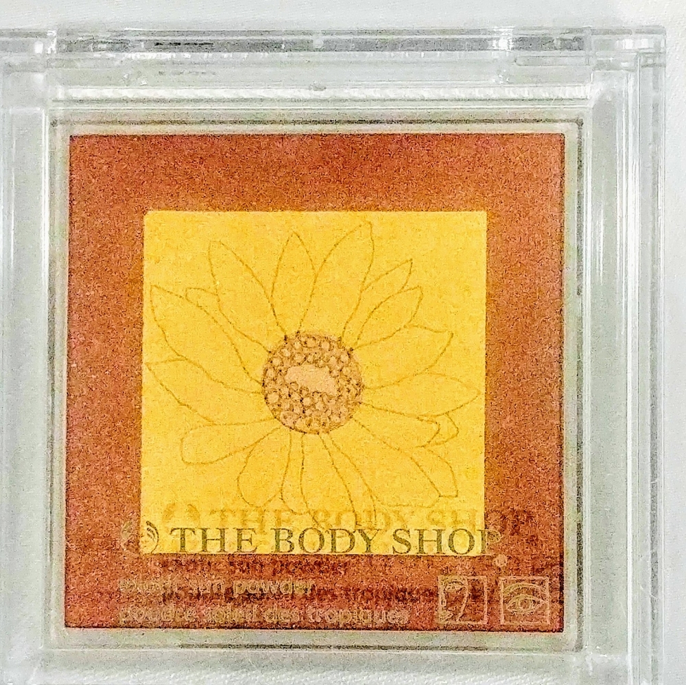 🌈5/$30 The Body Shop Exotic Sun Powder 02 Coral Bronzer Sunflower NEW!